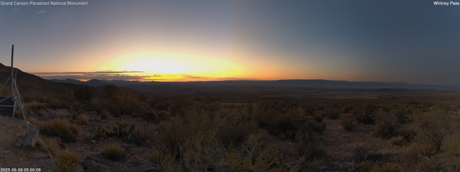 time-lapse frame, Whitney Pass webcam