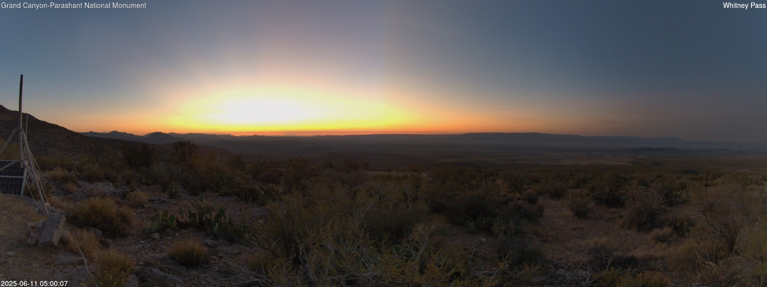 time-lapse frame, Whitney Pass webcam