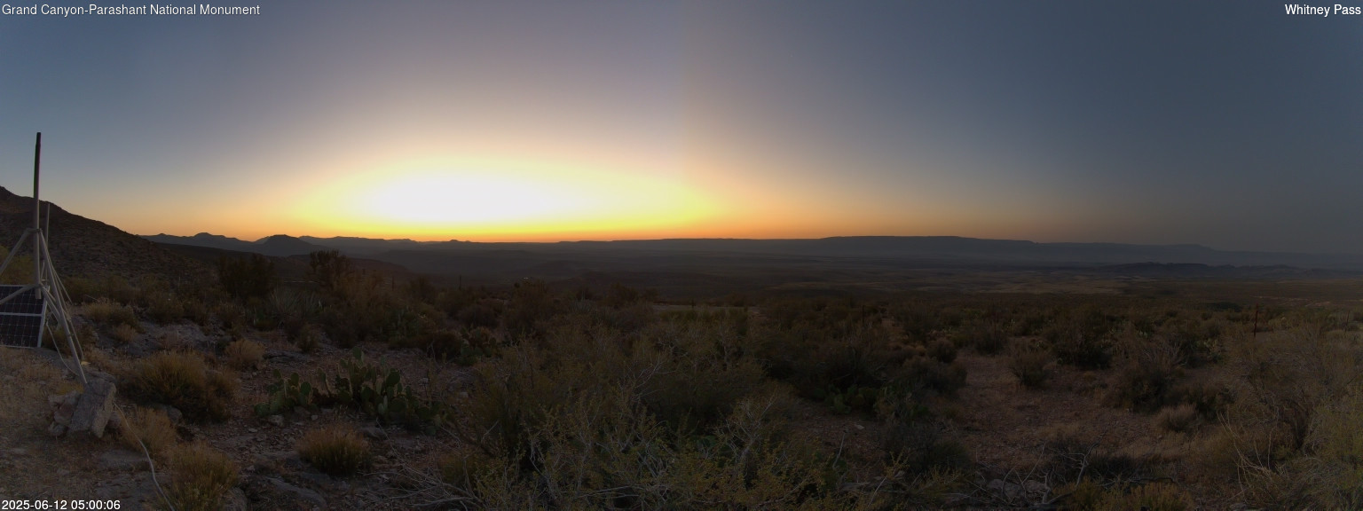 time-lapse frame, Whitney Pass webcam