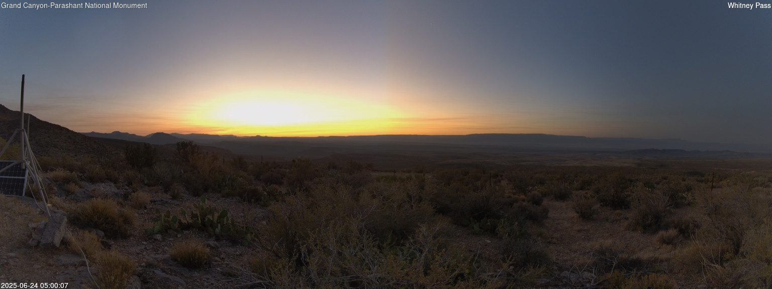 time-lapse frame, Whitney Pass webcam