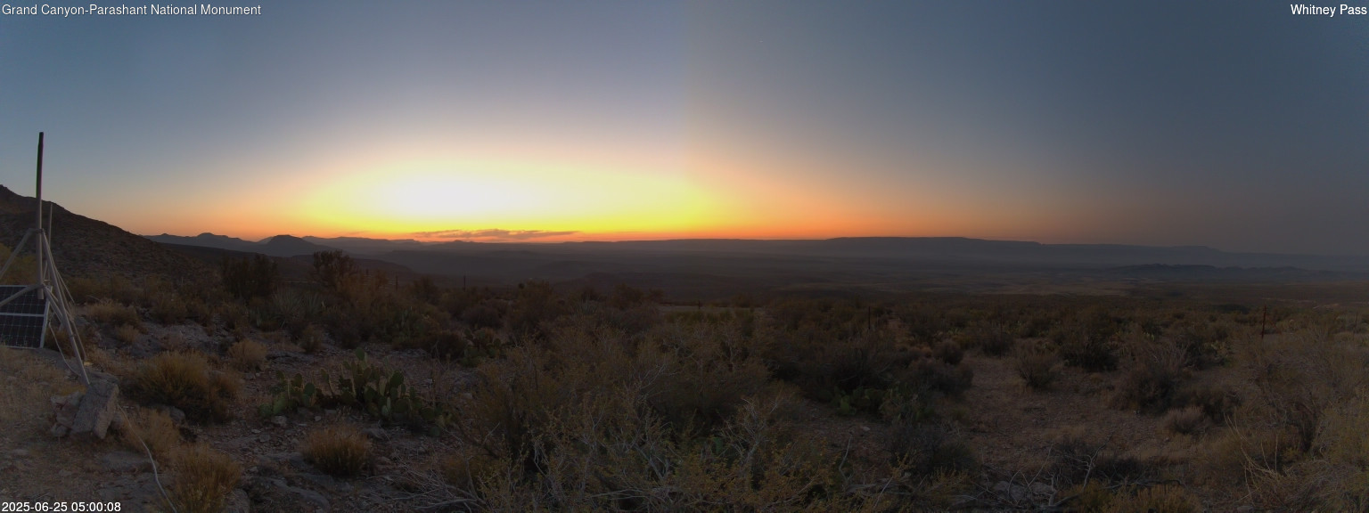 time-lapse frame, Whitney Pass webcam