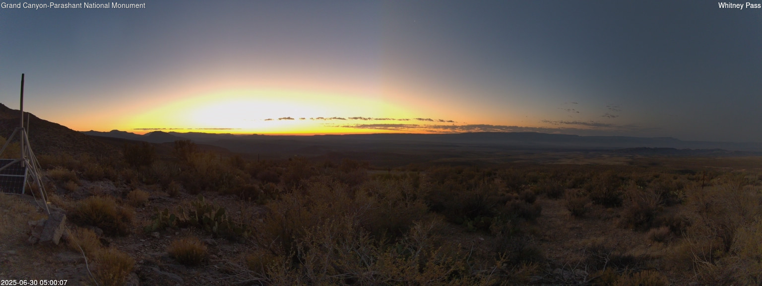 time-lapse frame, Whitney Pass webcam