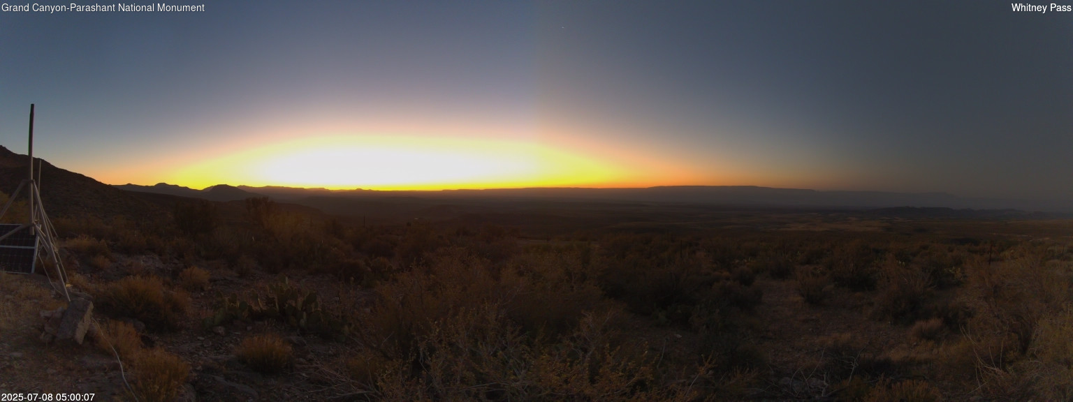 time-lapse frame, Whitney Pass webcam