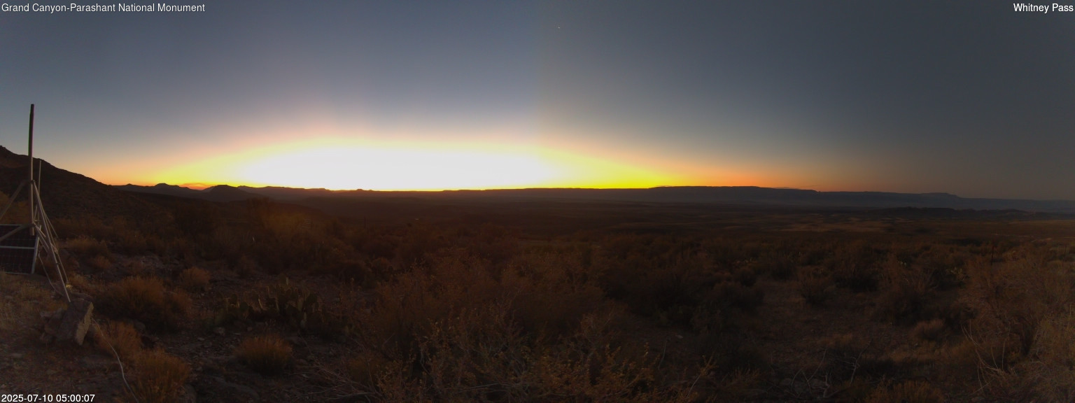 time-lapse frame, Whitney Pass webcam