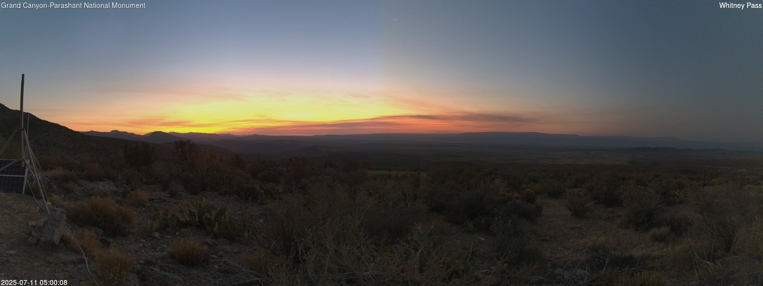 time-lapse frame, Whitney Pass webcam
