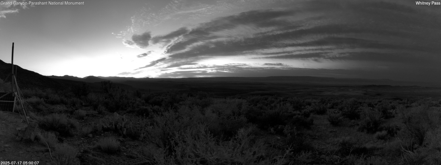time-lapse frame, Whitney Pass webcam