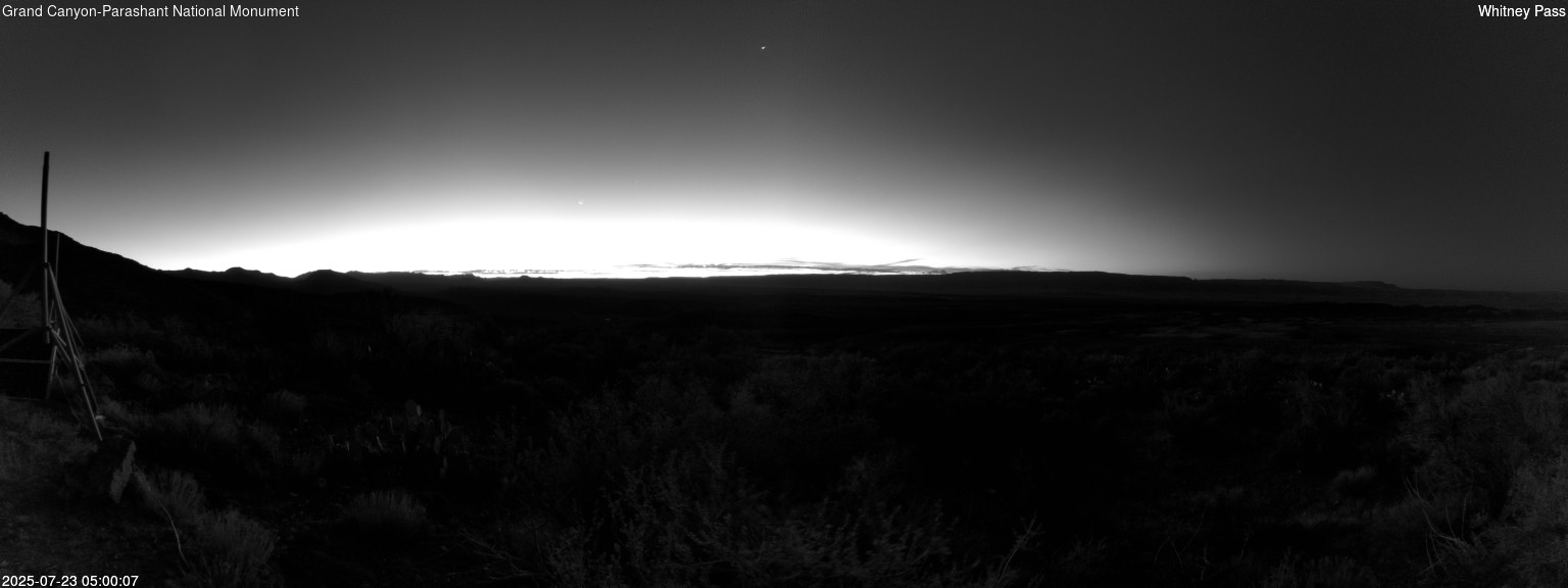 time-lapse frame, Whitney Pass webcam