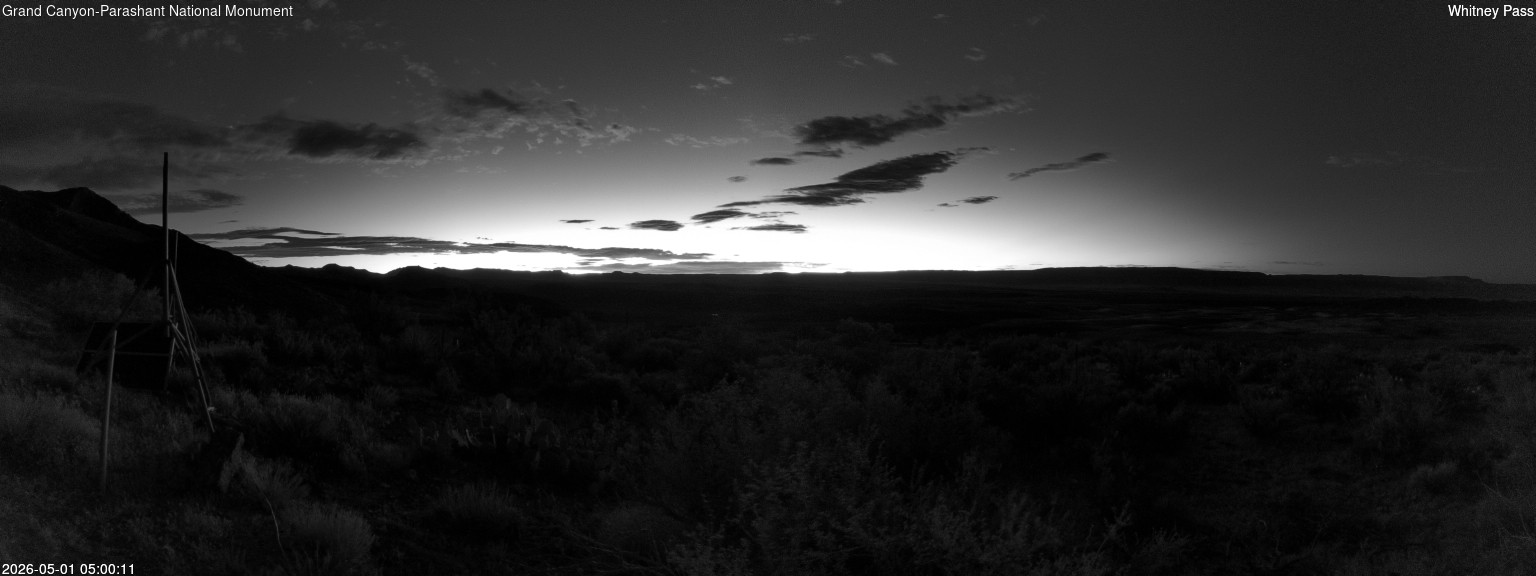time-lapse frame, Whitney Pass webcam