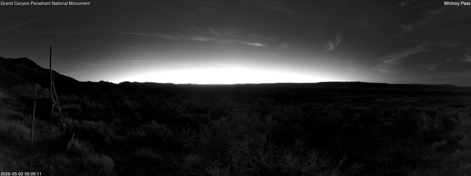time-lapse frame, Whitney Pass webcam