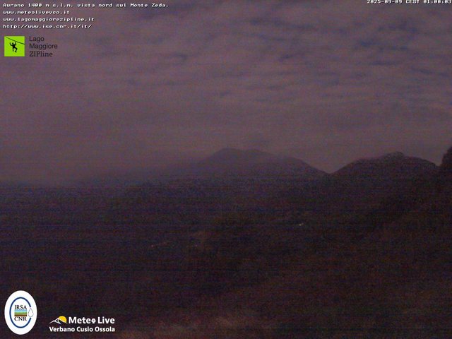 time-lapse frame, Lago Maggiore Zipline webcam