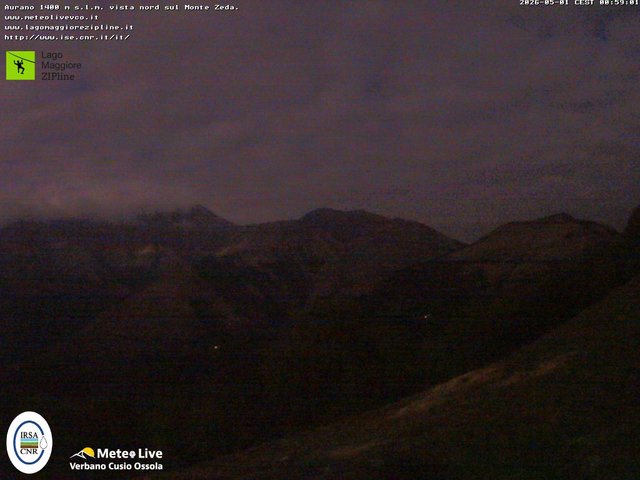 time-lapse frame, Lago Maggiore Zipline webcam