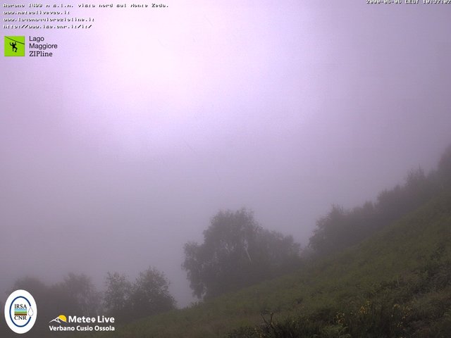 time-lapse frame, Lago Maggiore Zipline webcam