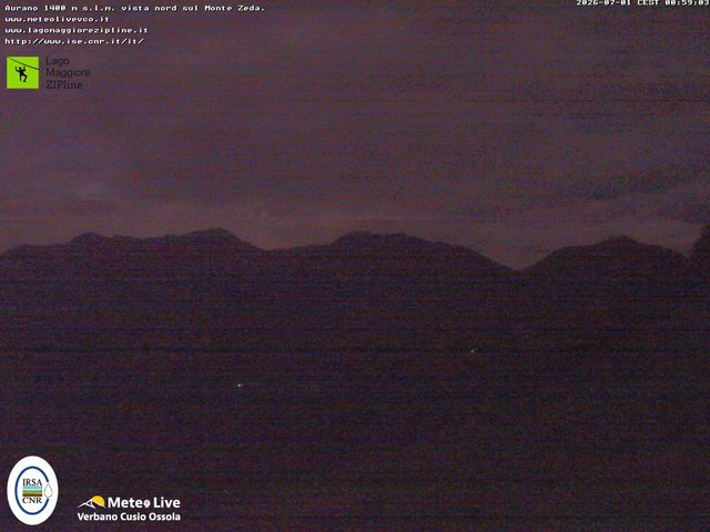 time-lapse frame, Lago Maggiore Zipline webcam