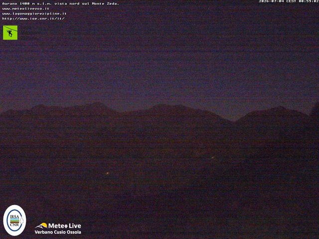 time-lapse frame, Lago Maggiore Zipline webcam
