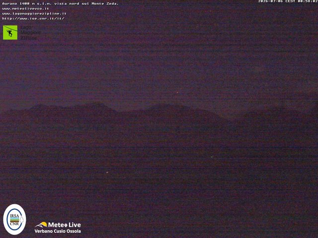 time-lapse frame, Lago Maggiore Zipline webcam