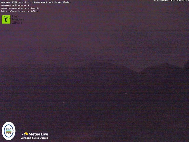 time-lapse frame, Lago Maggiore Zipline webcam