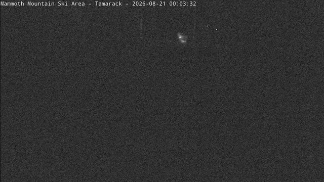 time-lapse frame, Mammoth Tamarack Lodge webcam