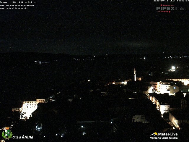 time-lapse frame, Arona webcam