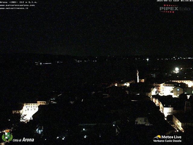time-lapse frame, Arona webcam