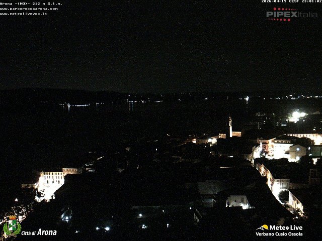 time-lapse frame, Arona webcam