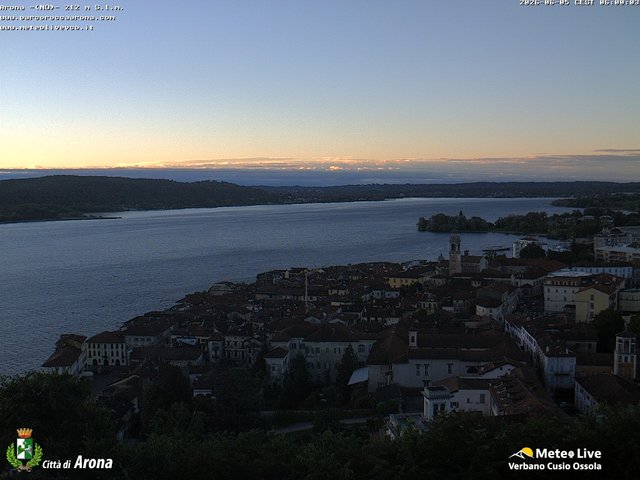 time-lapse frame, Arona webcam