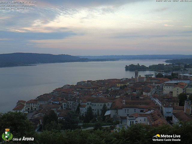 time-lapse frame, Arona webcam