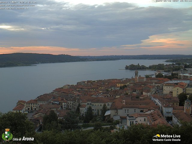 time-lapse frame, Arona webcam