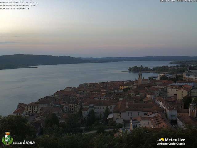 time-lapse frame, Arona webcam