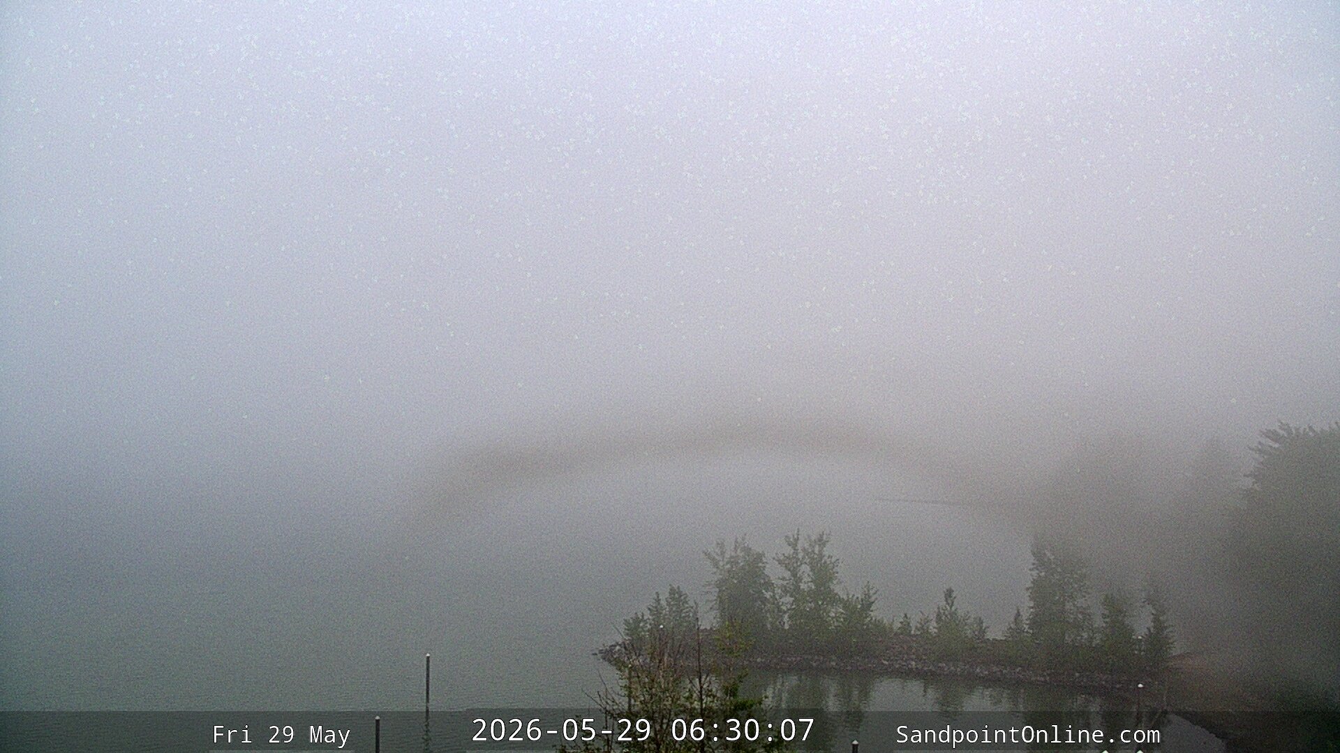 time-lapse frame, Sandpoint Online - Lake Pend Oreille webcam