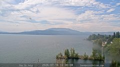 view from Sandpoint Online - Lake Pend Oreille on 2026-07-16