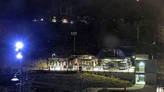 time-lapse frame, Steamboat Gondola webcam