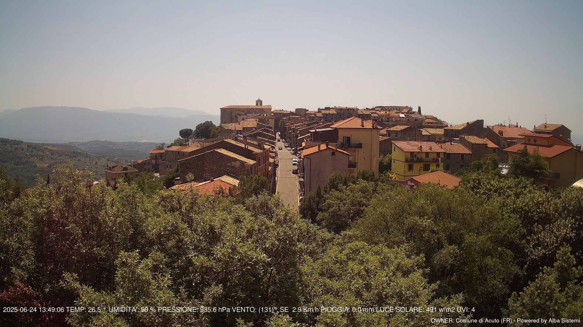 time-lapse frame, ACUTO webcam