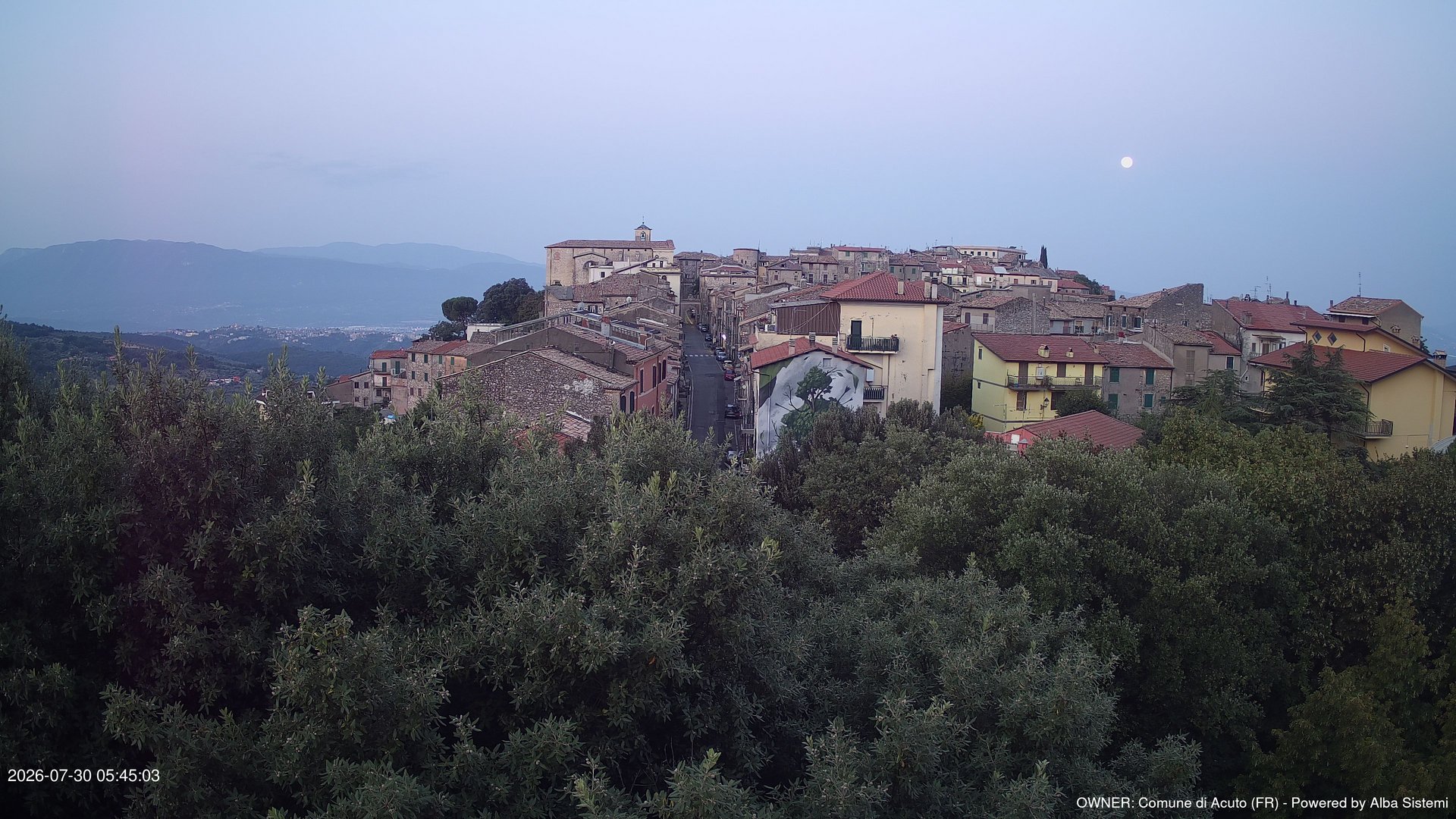 time-lapse frame, ACUTO webcam