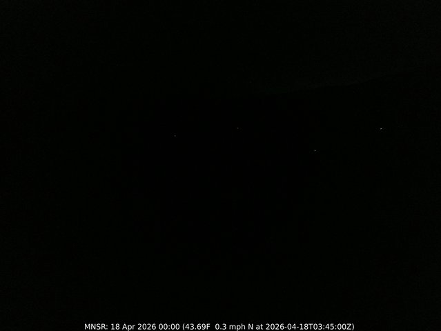 time-lapse frame, MtNorris webcam