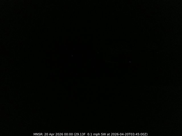 time-lapse frame, MtNorris webcam