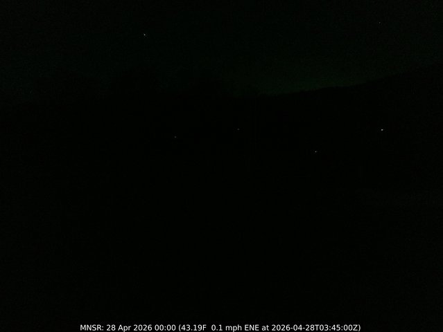 time-lapse frame, MtNorris webcam