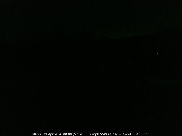 time-lapse frame, MtNorris webcam