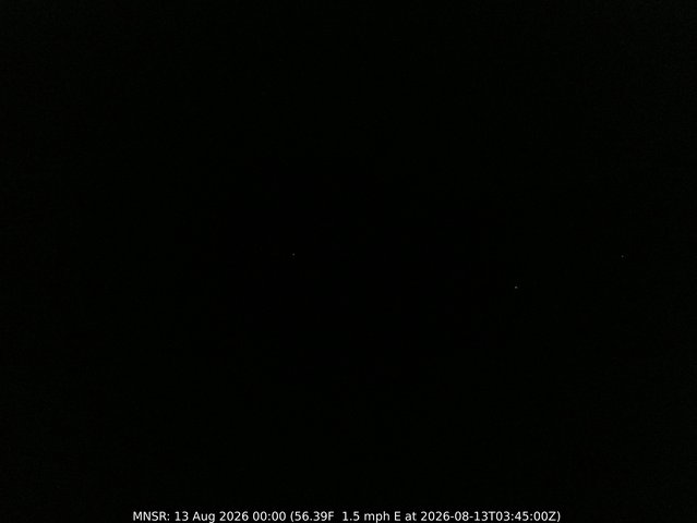 time-lapse frame, MtNorris webcam