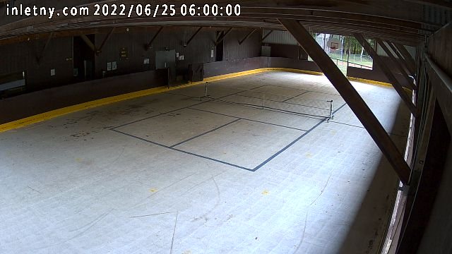 time-lapse frame, Inlet Fern Park Rink webcam