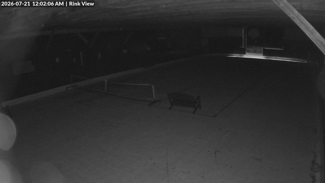 time-lapse frame, Inlet Fern Park Rink webcam