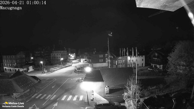 time-lapse frame, Macugnaga webcam