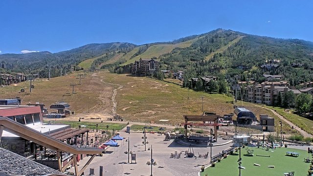 view from Steamboat Gondola Square Clock Tower on 2026-08-17