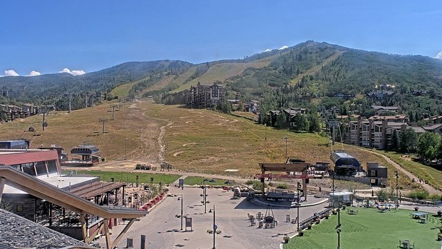 view from Steamboat Gondola Square Clock Tower on 2026-08-25