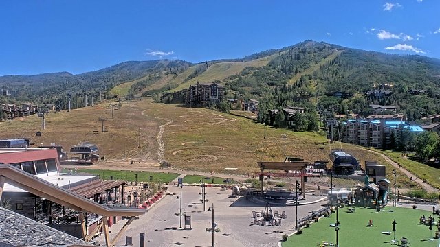 view from Steamboat Gondola Square Clock Tower on 2026-09-03