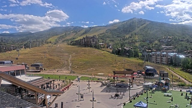 view from Steamboat Gondola Square Clock Tower on 2026-09-04