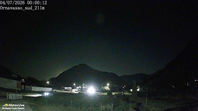 time-lapse frame, Ornavasso sud webcam