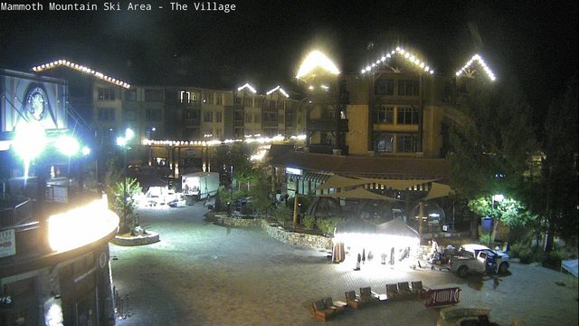 time-lapse frame, Mammoth Village webcam
