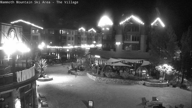 time-lapse frame, Mammoth Village webcam