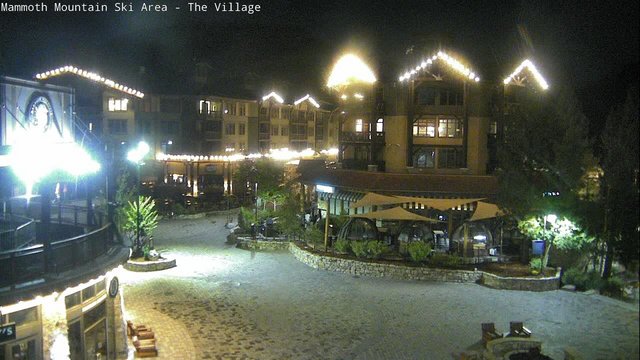 time-lapse frame, Mammoth Village webcam
