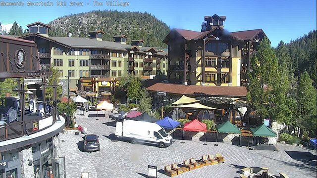 time-lapse frame, Mammoth Village webcam